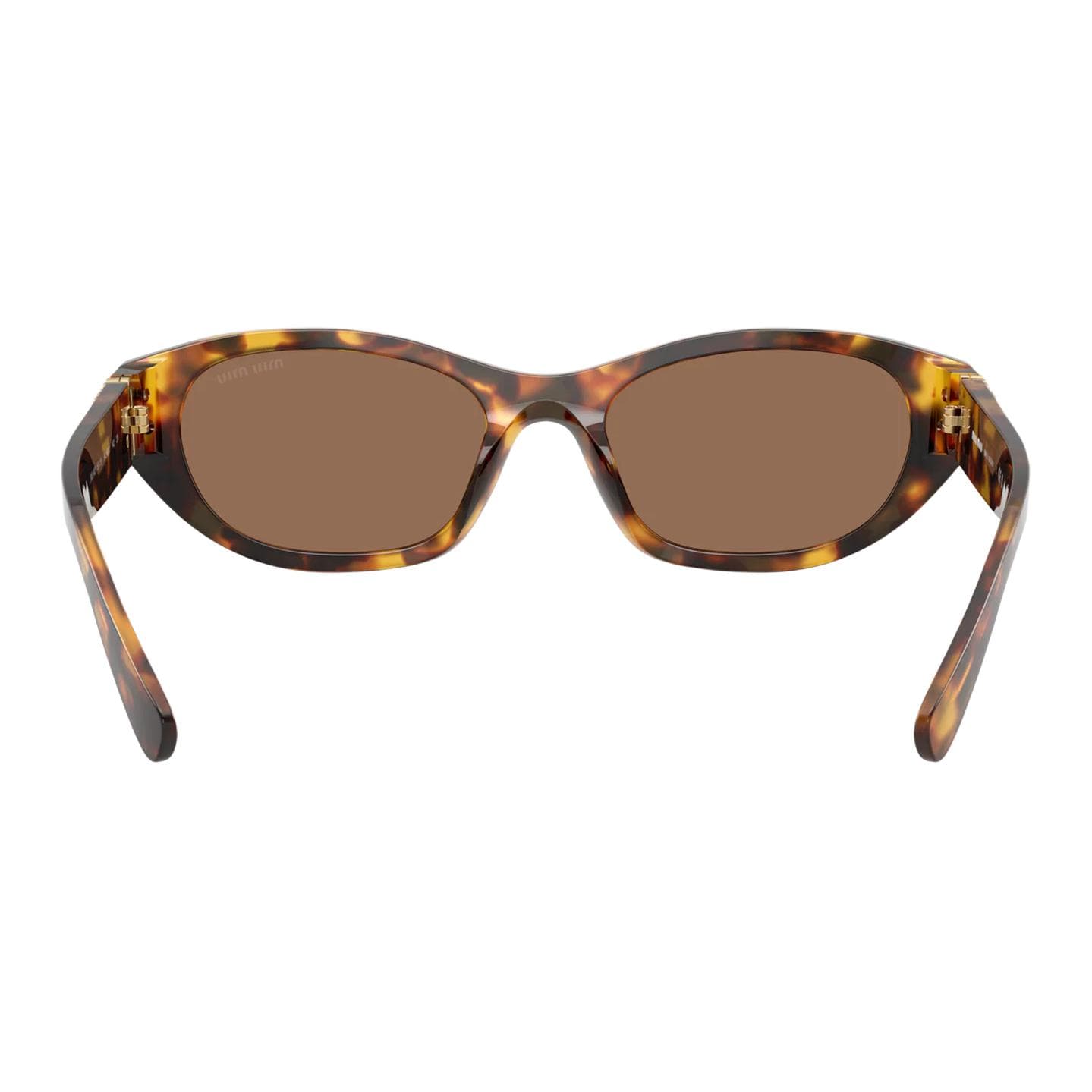 Солнцезащитные очки MIU MIU Ацетатное волокно OVAL SUNGLASSES Женские Mel Гаванский - изображение 5