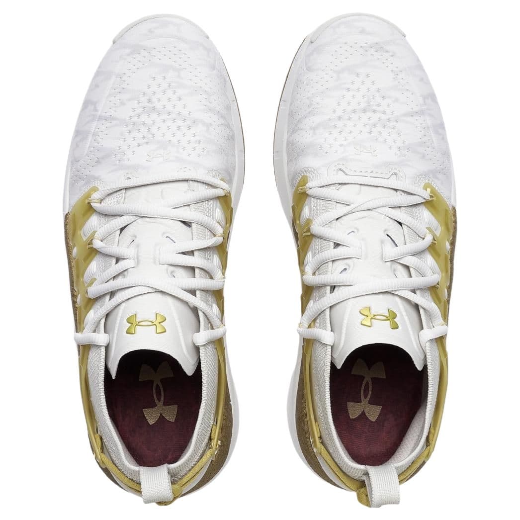 Кроссовки Under Armour Phantom X Дышащий и Упругий Низкий Топ Повседневная Обувь Унисекс Белый Верх - изображение 4