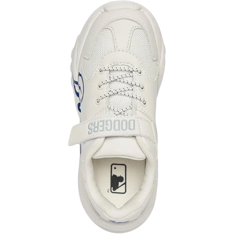 Кроссовки mlb Синтетическая кожа Лоу-топы Kids Lifestyle Shoes Белый и синий цвет Детский - изображение 4
