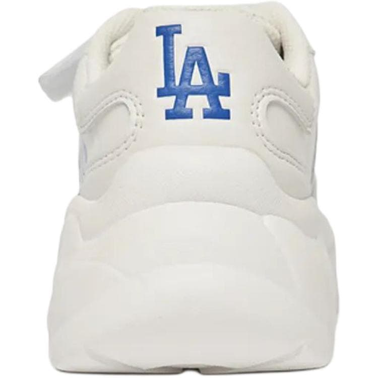 Кроссовки mlb Синтетическая кожа Лоу-топы Kids Lifestyle Shoes Белый и синий цвет Детский - изображение 5