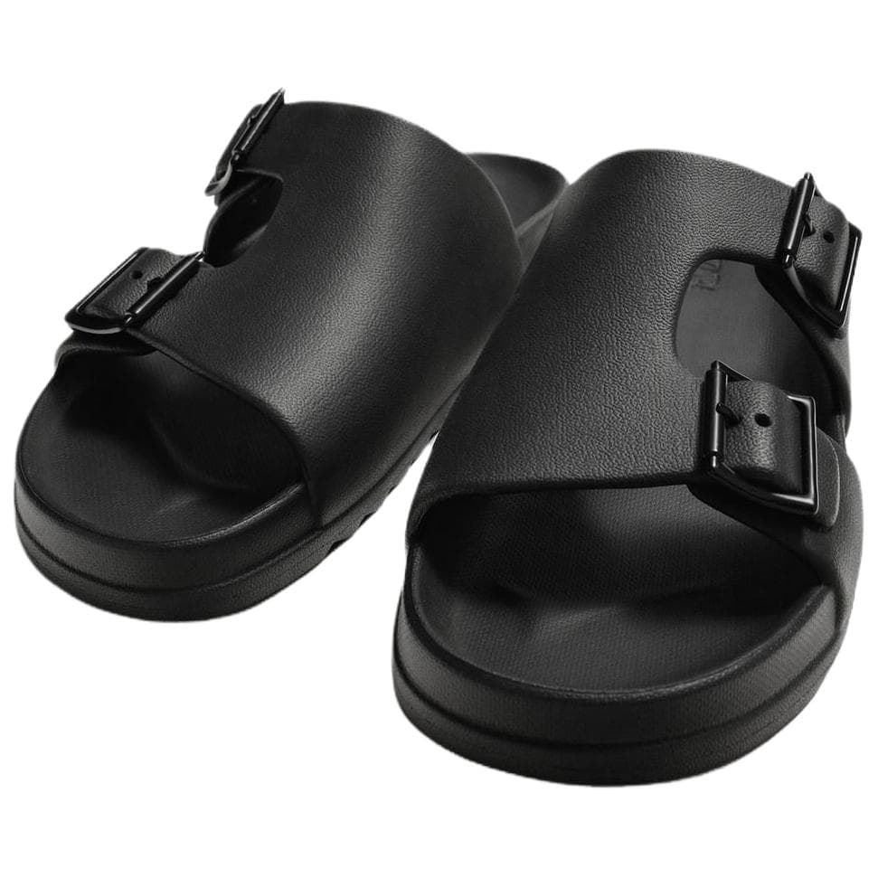 Сандалии ZARA ЭВА Обувь Birkenstock Мужская Черная - изображение 3