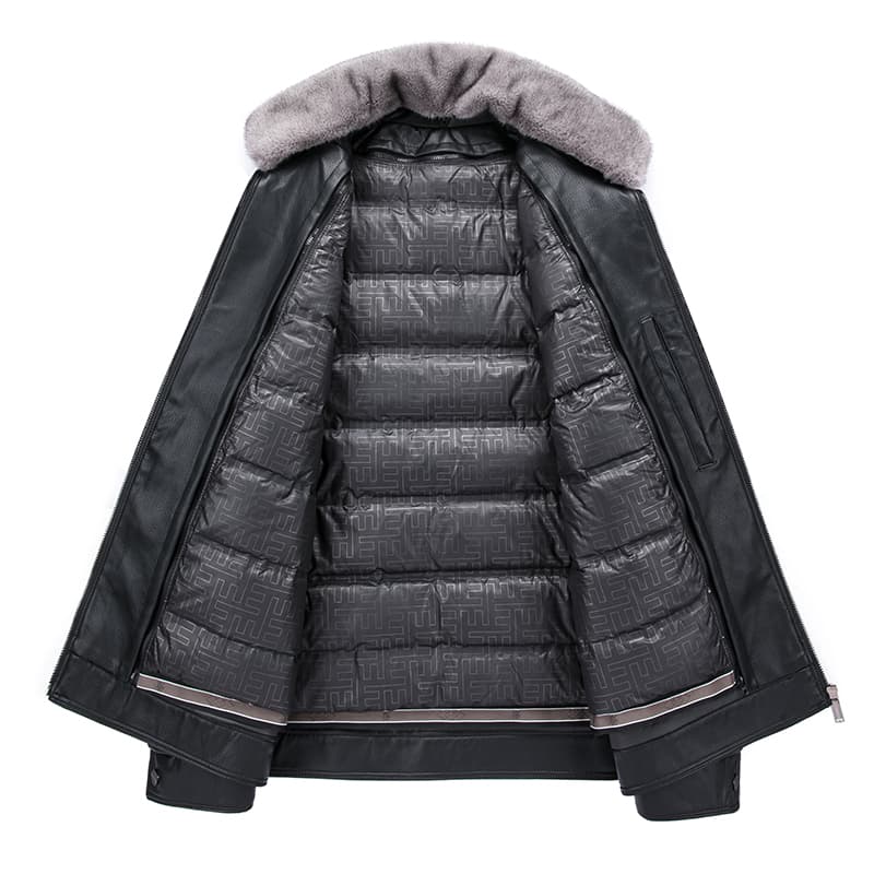 Кожаная куртки PIERRE CARDIN Кожа Куртка Унисекс - изображение 1