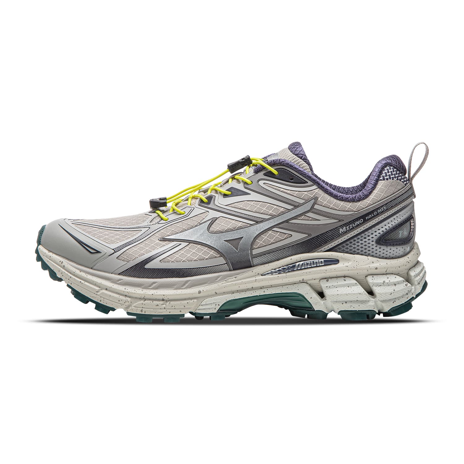 Кроссовки для бега Mizuno Halo Mix Low Топ Повседневные беговые кроссовки Унисекс Admire Mountain Фиолетовый - изображение 1