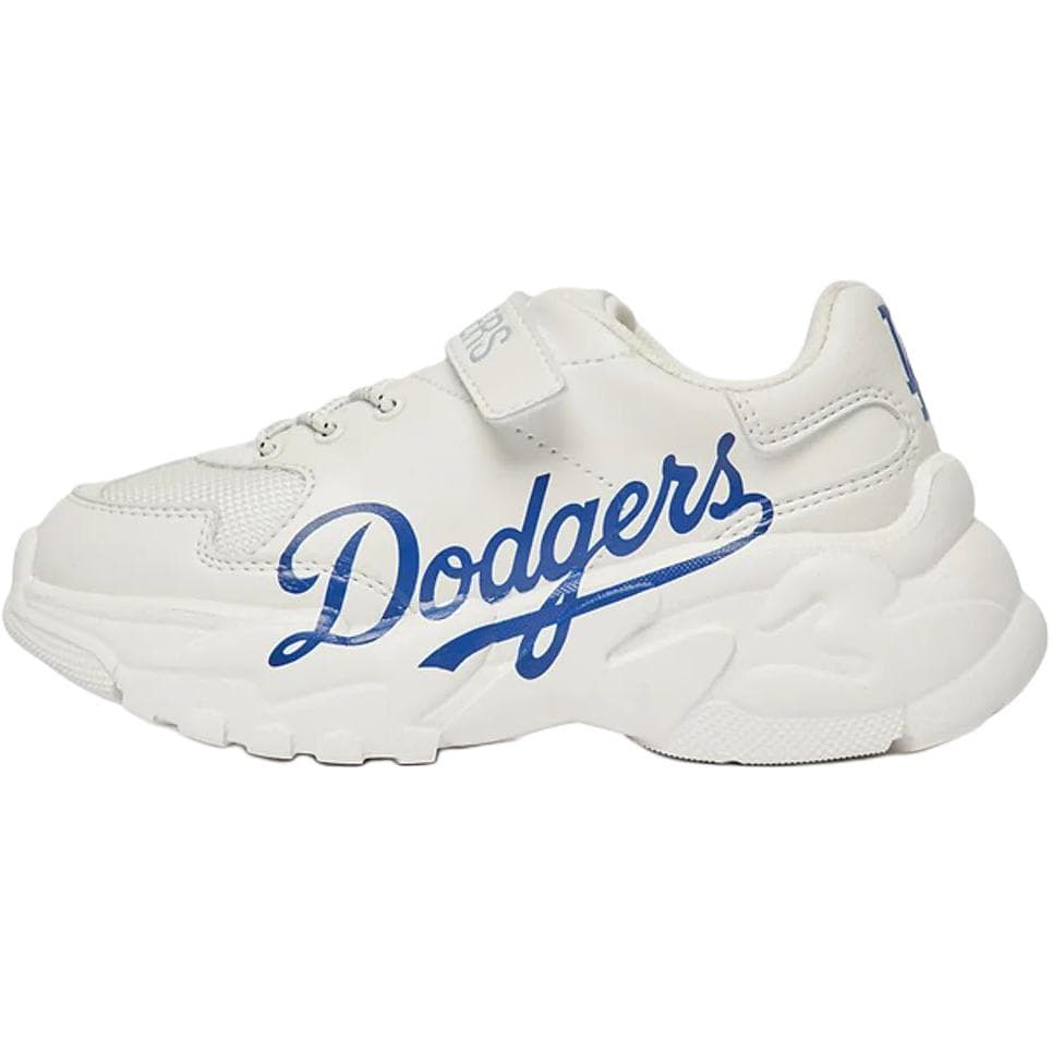 Кроссовки mlb Синтетическая кожа Лоу-топы Kids Lifestyle Shoes Белый и синий цвет Детский - изображение 1