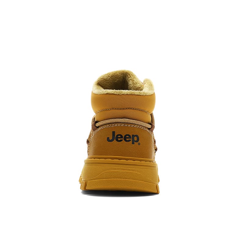 Jeep Зимний с флисом утолщенный для альпинизма и походов, удобный, противоскользящий, анти-удар, износостойкий, водостойкий, легкий, амортизация, термозащитный, хай-топы, зимние ботинки, детский - изображение 4