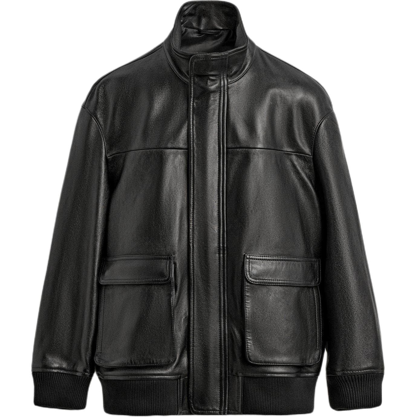Кожаная куртки ZARA ORIGINS - изображение 1
