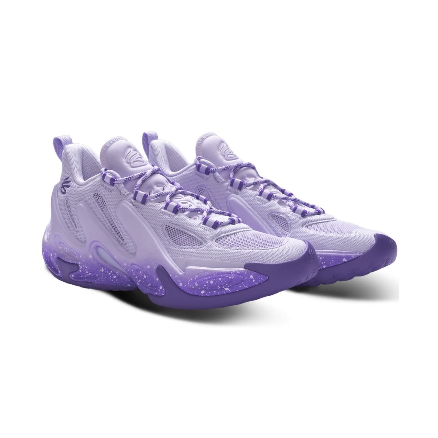 Кроссовки для баскетбола Under Armour Curry 13 High Топ Баскетбольные кроссовки Унисекс Absolute PEAK Фиолетовый - изображение 3