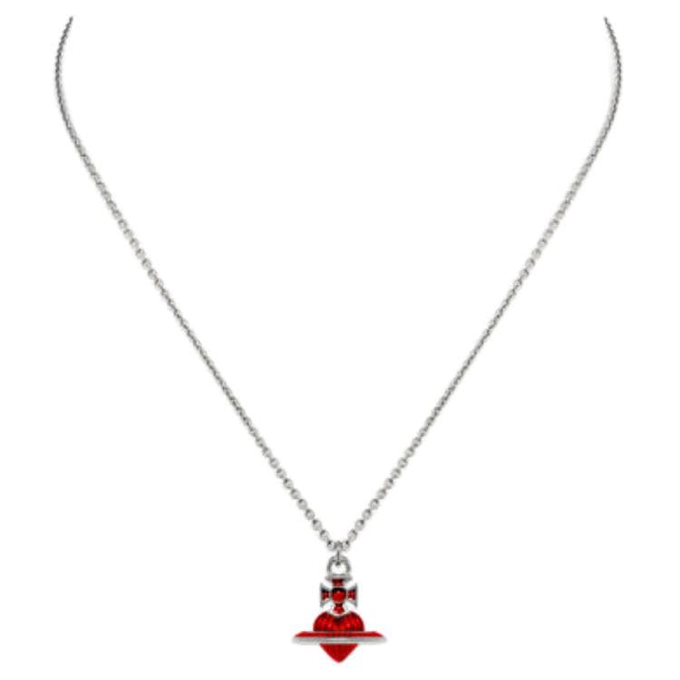 Ожерелье Vivienne Westwood Браслеты из латани Унисекс Серебряный Красный - изображение 3