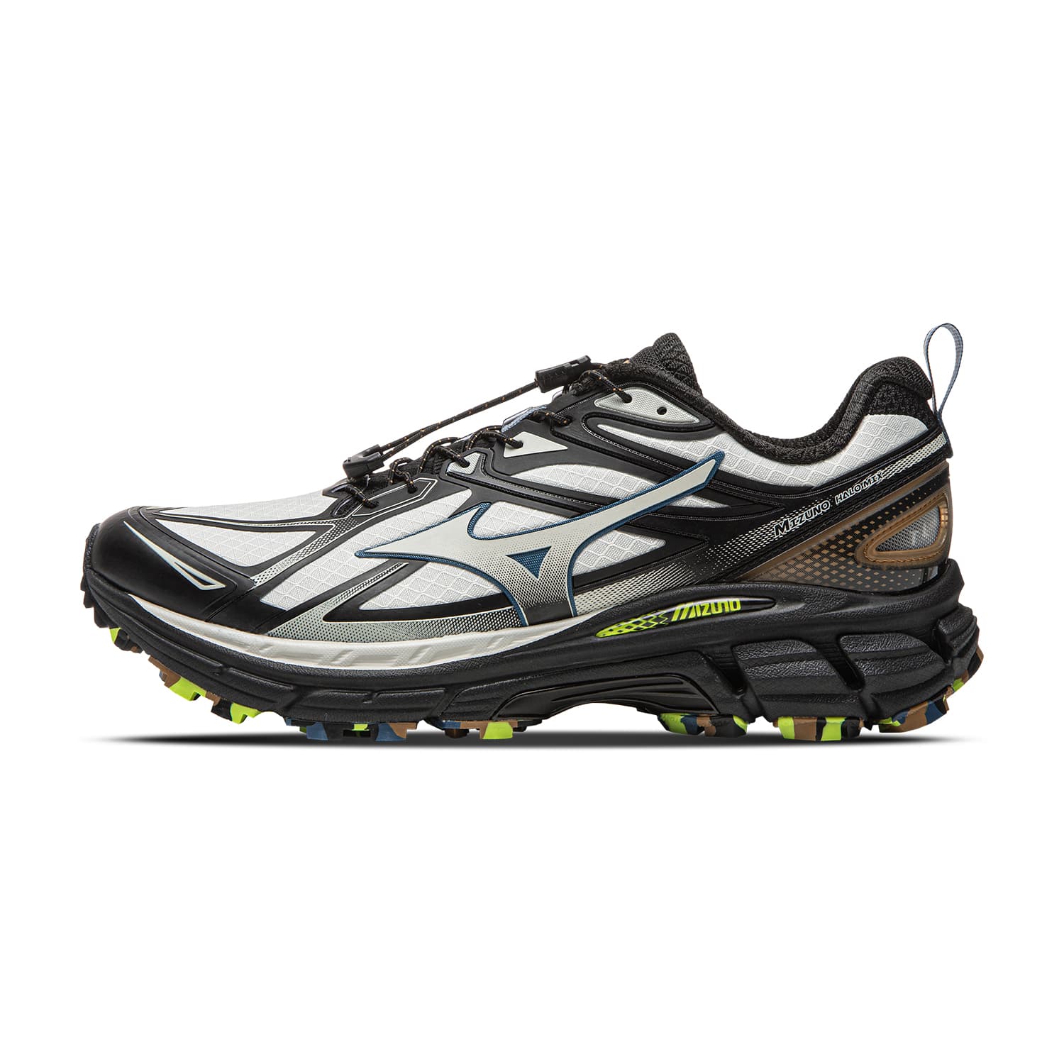 Кроссовки для бега Mizuno Halo Mix Водонепроницаемый Low Топ Повседневные кроссовки для бега Унисекс Ink Shadow Серый - изображение 1