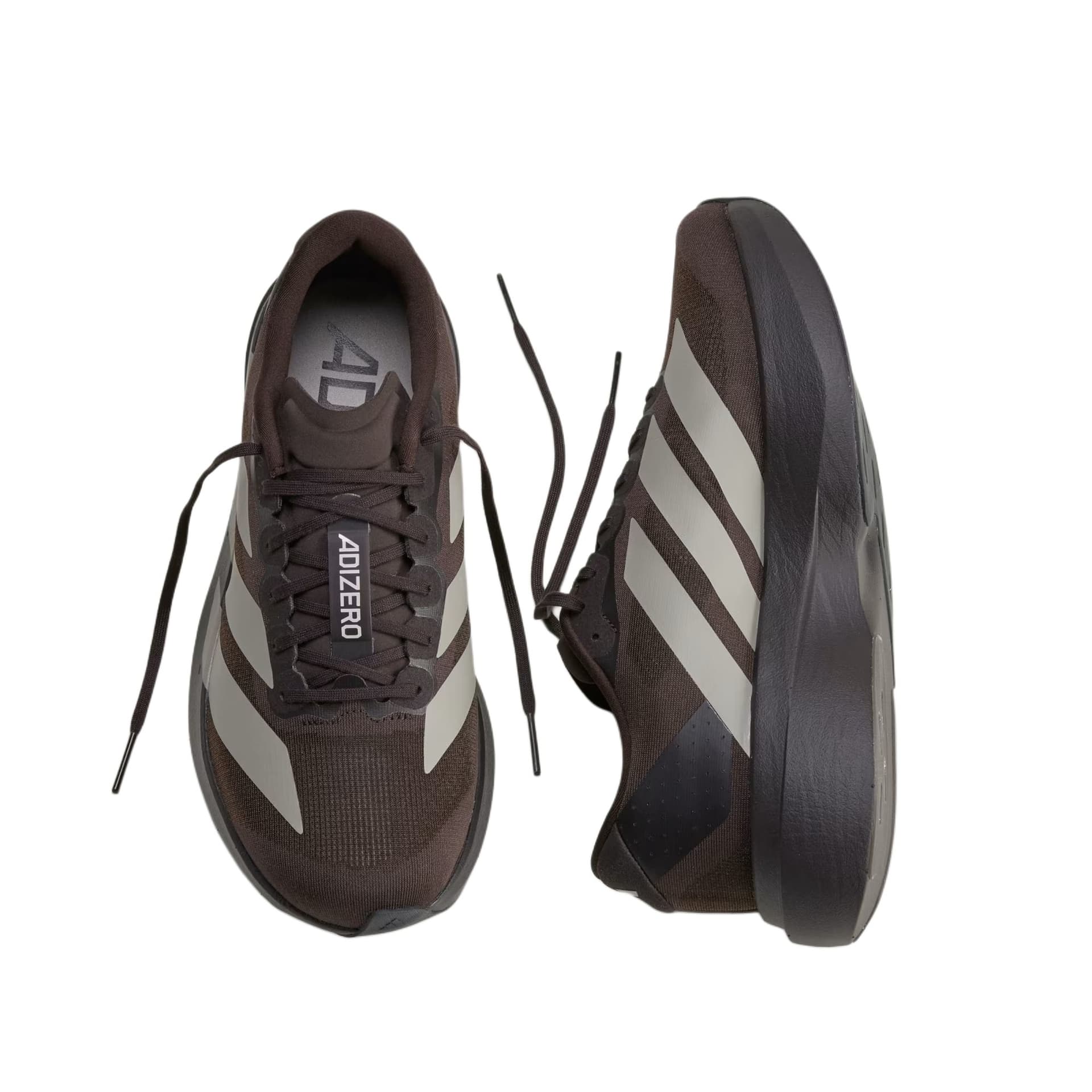Кроссовки для бега Adidas Adizero Evo SL Ткань визуально увеличивает рост Беговые кроссовки Мужской Коричнево-бежевый - изображение 3