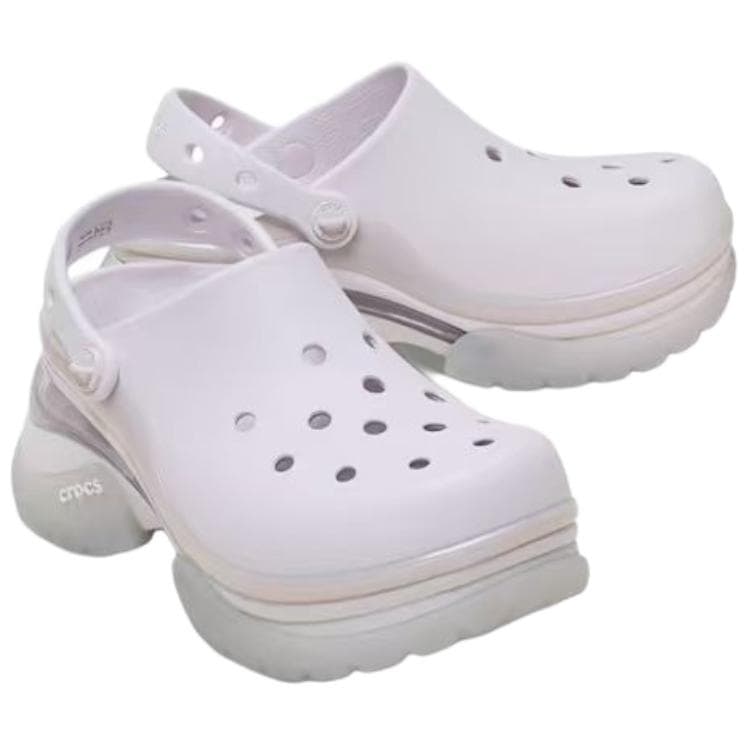 Сабо Crocs Super Bae Little Dolphin Сабо резиновые Женские Виноград Прохлада ледяной - изображение 2