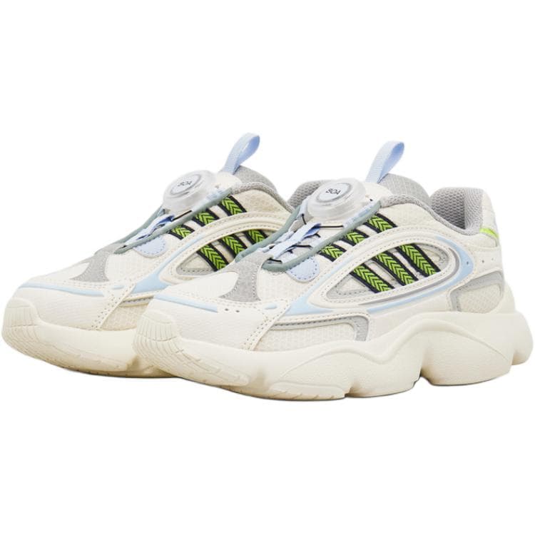 Кроссовки Adidas Originals Ozmillen Low Топ Детская Лифстайл Обувь Бежевая Детская - изображение 3