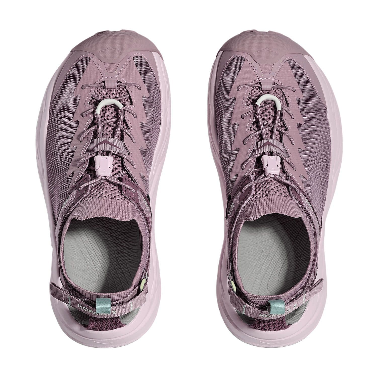 Сандалии HOKA ONE ONE HOPARA 2 Сетчатая ткань Водонепроницаемый Быстросохнущий Водная обувь для туризма Женская Светло-фиолетовая - изображение 3
