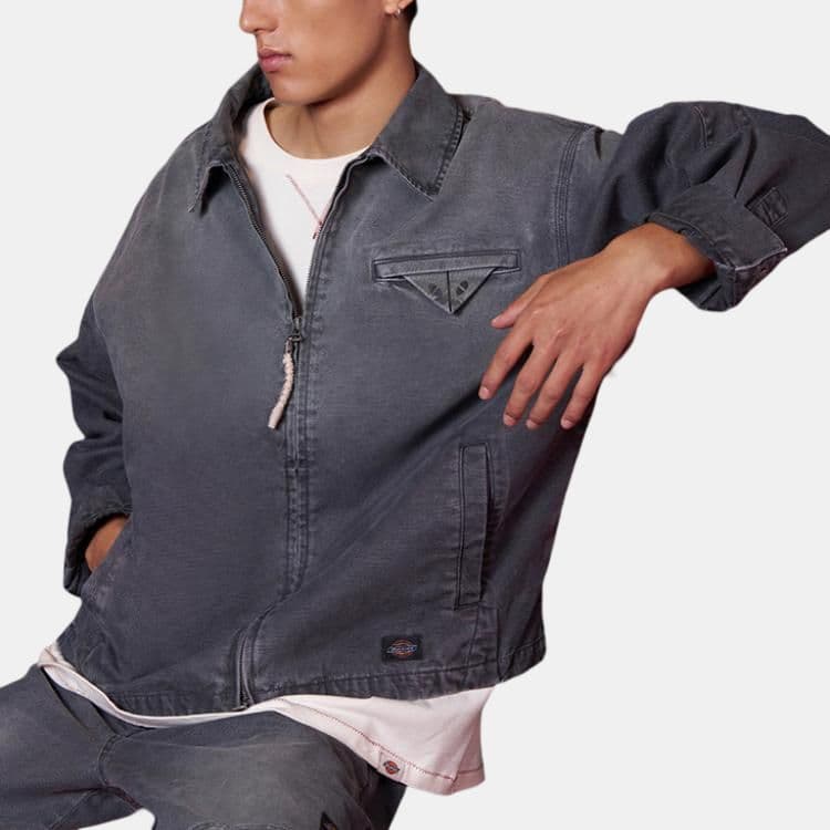 Куртка dickies Год Змеи Куртки Пальто Мужской Асфальтово-черный - изображение 2