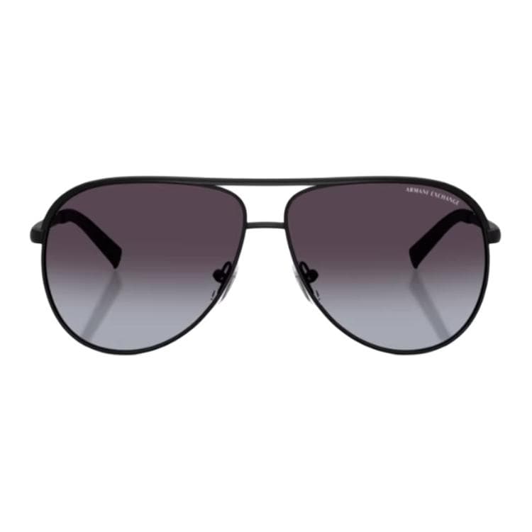 Солнцезащитные очки ARMANI EXCHANGEAE Сплав Aviator Солнцезащитные очки Унисекс Черные - изображение 2