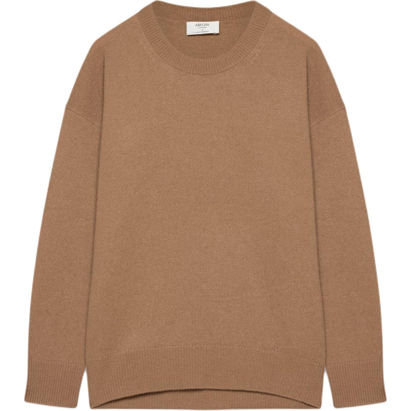 ARITZIA Перо Плюш с круглым узором расслабленный средний свитер плюшевый с круглым узором свитер женский - изображение 1
