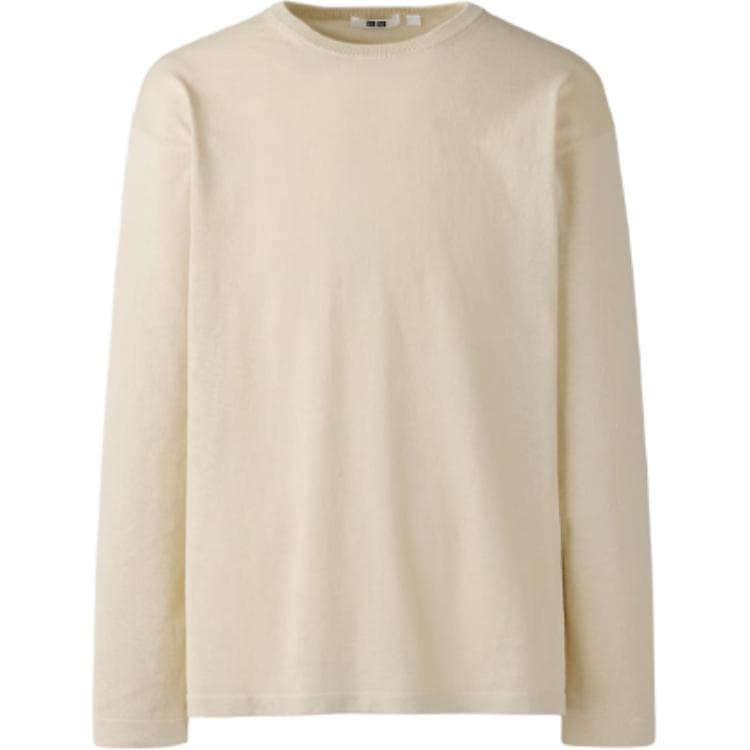 Кофта UNIQLO U SS25 Свитер Мужской Бежевый - изображение 2