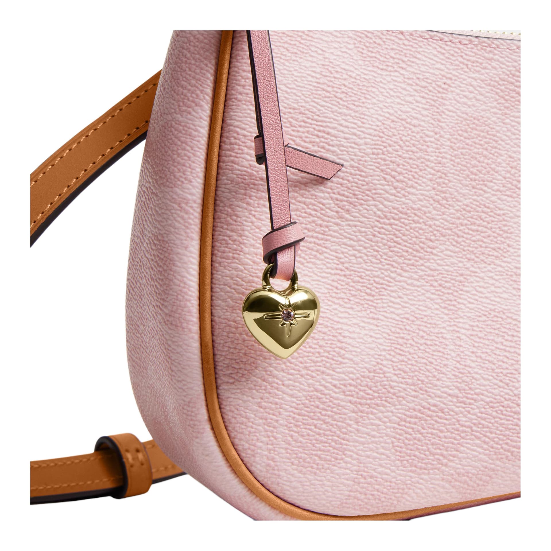 Мини-сумка COACH Teri Искусственная кожа Сумка через плечо Сумка на плечо Средняя Женская Вишневый цветок Розовый - изображение 6
