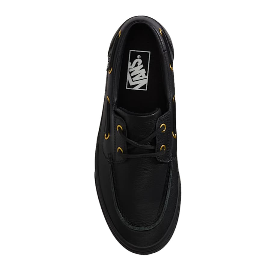 Vans 2 EYELET Кожаные Топсайдеры Унисекс - изображение 3