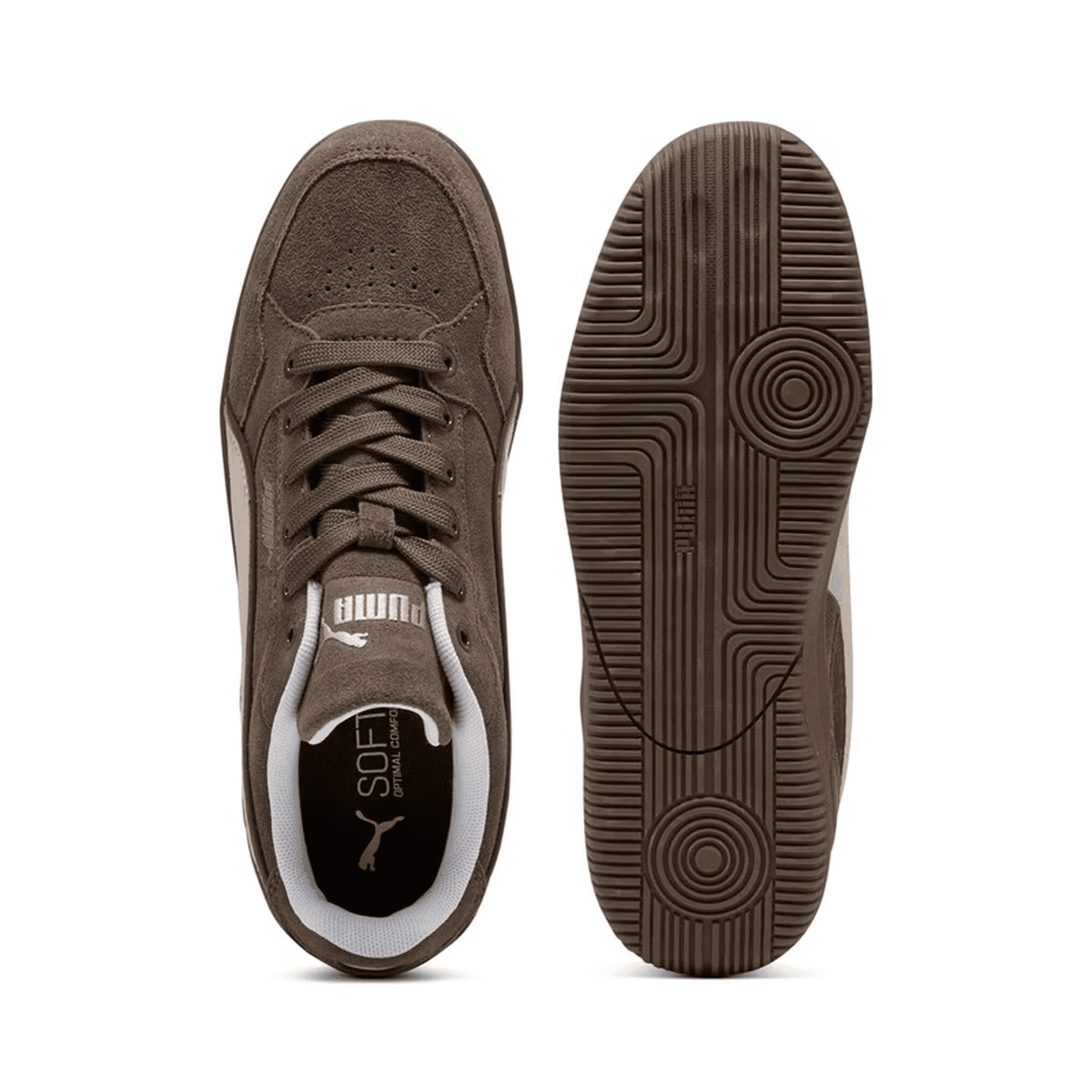Кроссовки PUMA K MODA Дышащие Низкие Кроссовки для Скейтбординга Женские Коричневые - изображение 4