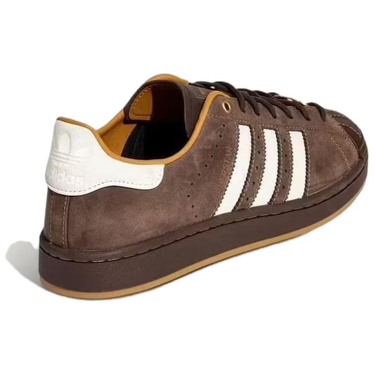 Кроссовки Adidas Originals Superstar 2 Low Скейтборд Обувь Унисекс Темно-Коричневый - изображение 4