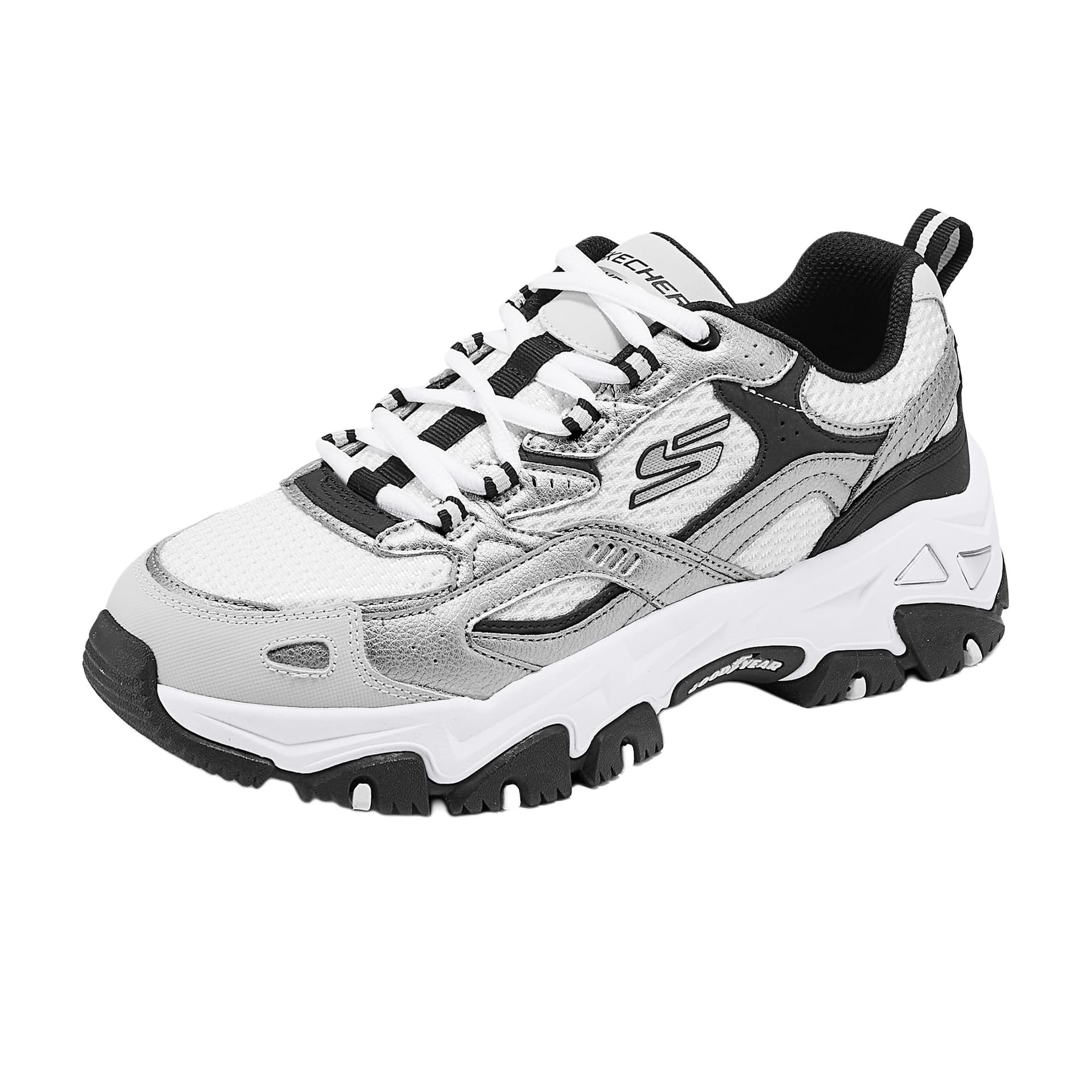 Кроссовки Skechers D'LITES Hiker Устойчивый к истиранию Дышащая Увеличивающая Высоту Низкая Уличная Обувь Мужская - изображение 6