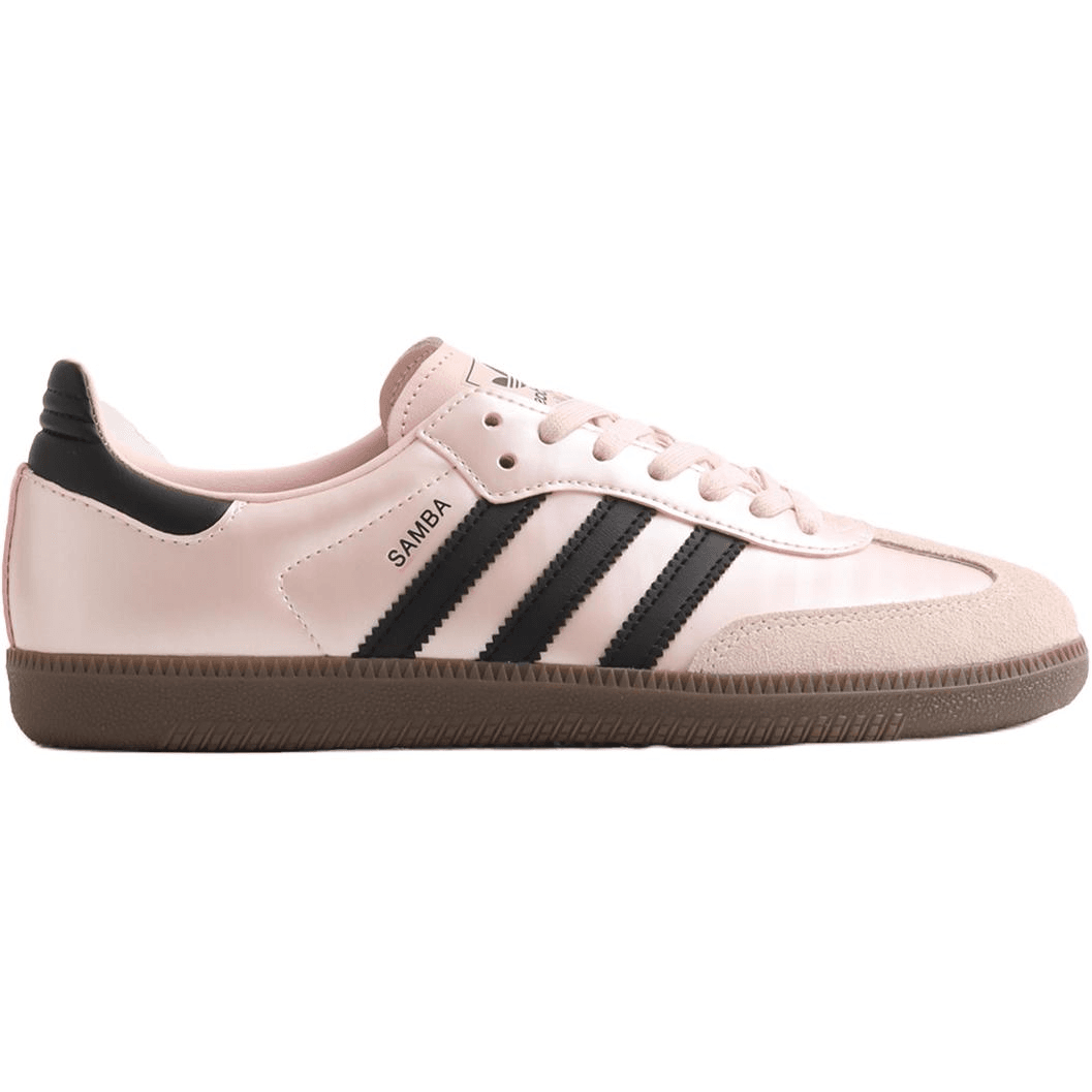 Кроссовки Adidas Originals Samba OG Кеды немецкой армии (GAT) Женские Розовый Черный - изображение 2