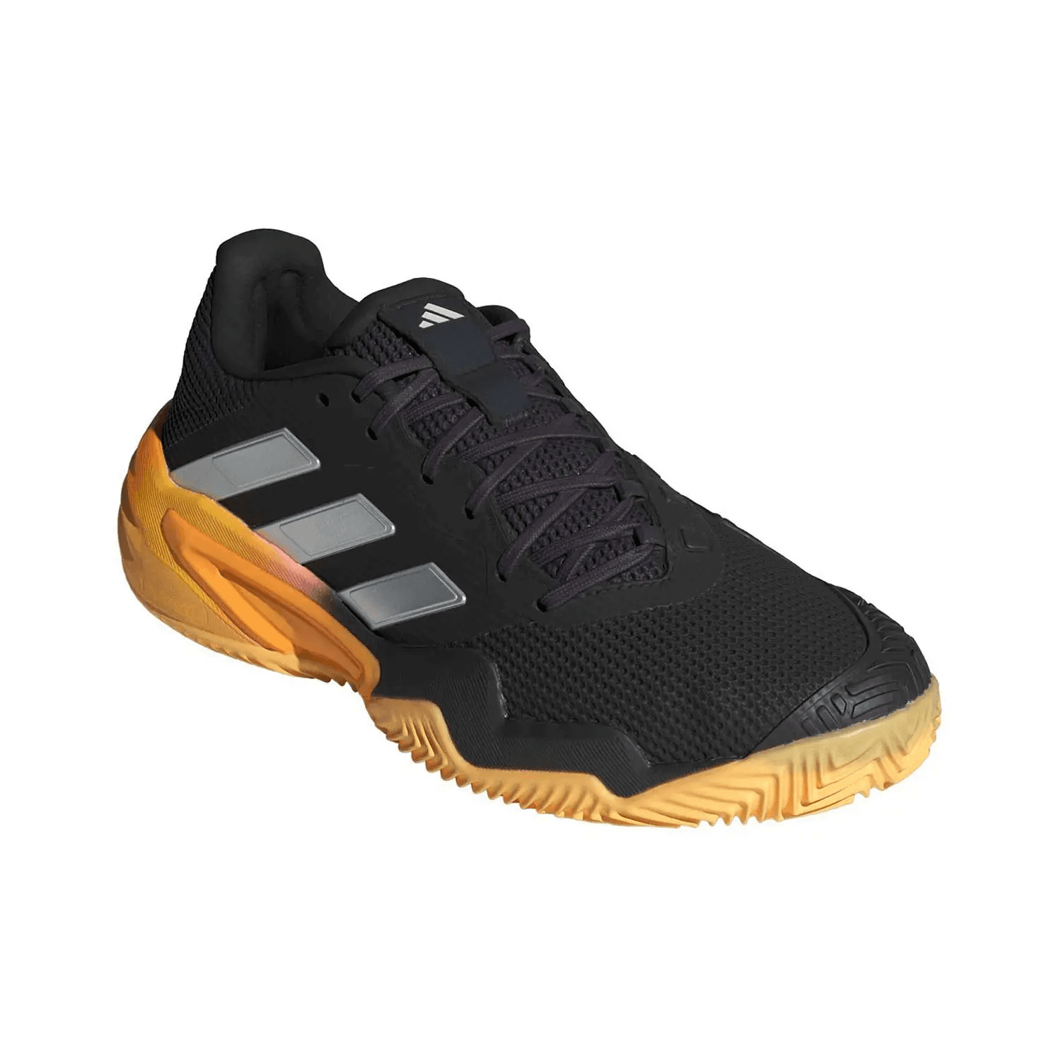 Кроссовки для тенниса Adidas Barricade 13 Теннисная обувь Мужская Черная Оранжевая - изображение 3