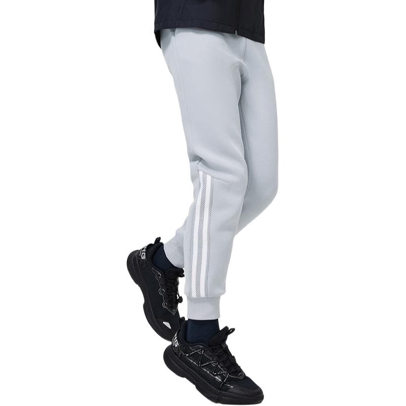 Li NING Young Спортивные трикотажные брюки Кирпично-серый Детский - изображение 3