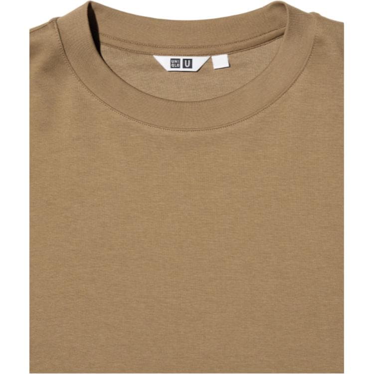 Футболка UNIQLO Коричневая унисекс футболка - изображение 2