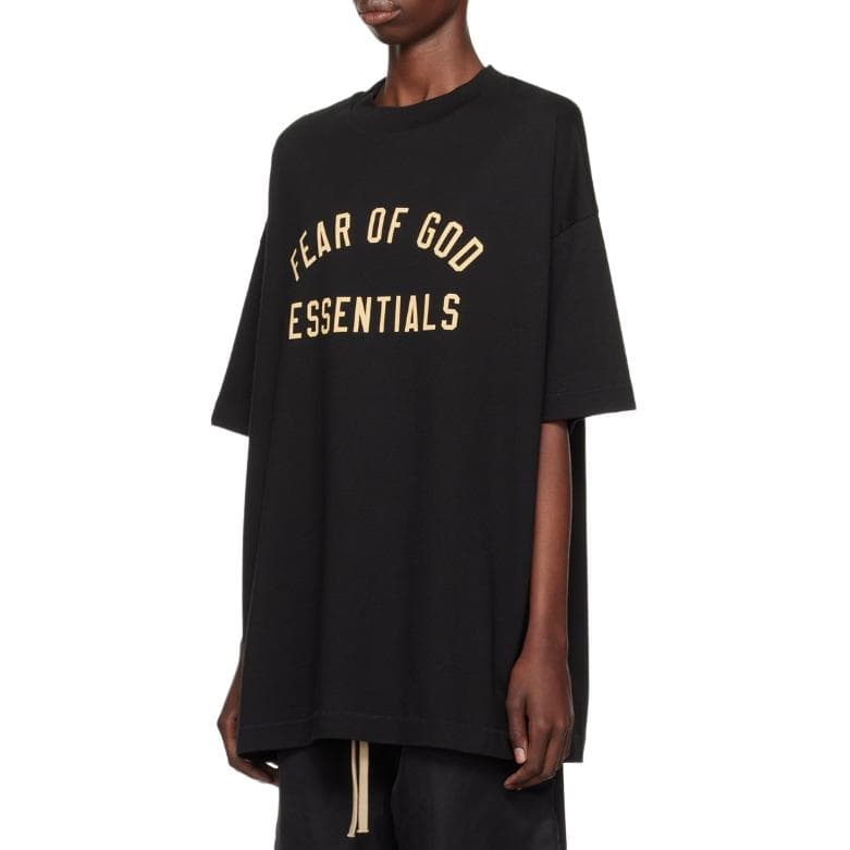 Футболка Fear of God Essentials Jersey Crewneck Tee Obsidian Black - изображение 4