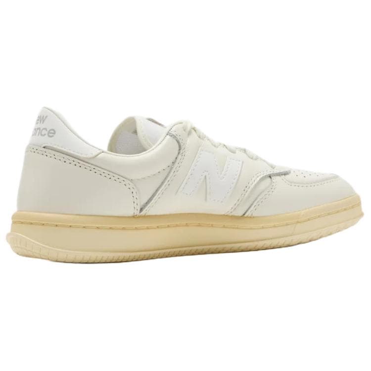 Кроссовки New Balance NB T500 Кожаная Низкая Обувь для Скейтбординга Унисекс Белая - изображение 5