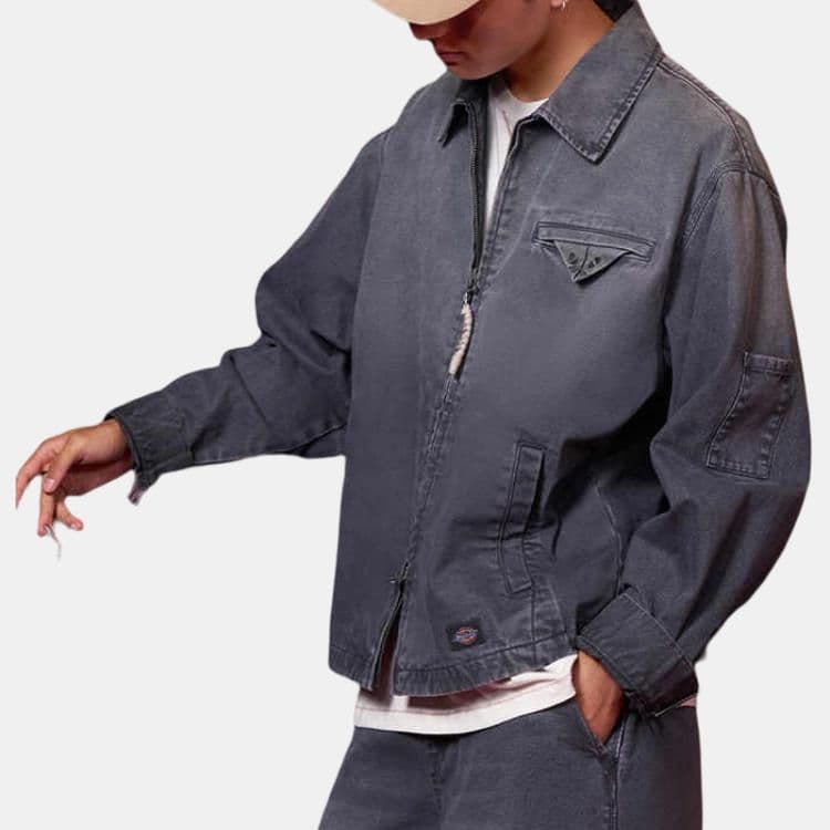 Куртка dickies Год Змеи Куртки Пальто Мужской Асфальтово-черный - изображение 3