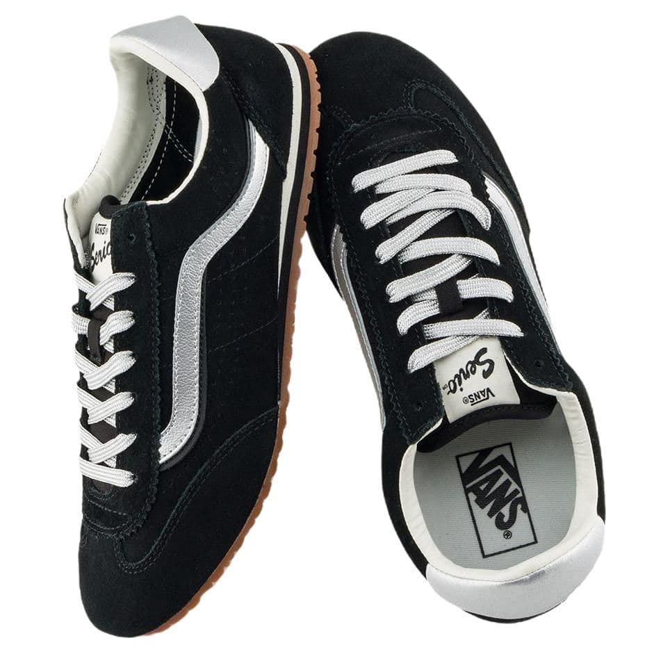 Кроссовки Vans Super Lowpro Повседневная обувь Унисекс Черный - изображение 3