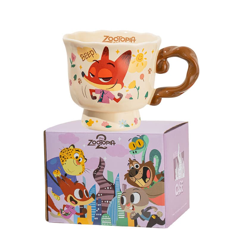 Disney Zootopia Collaboration Джуди Ник Керамическая кружка 350 мл - изображение 5