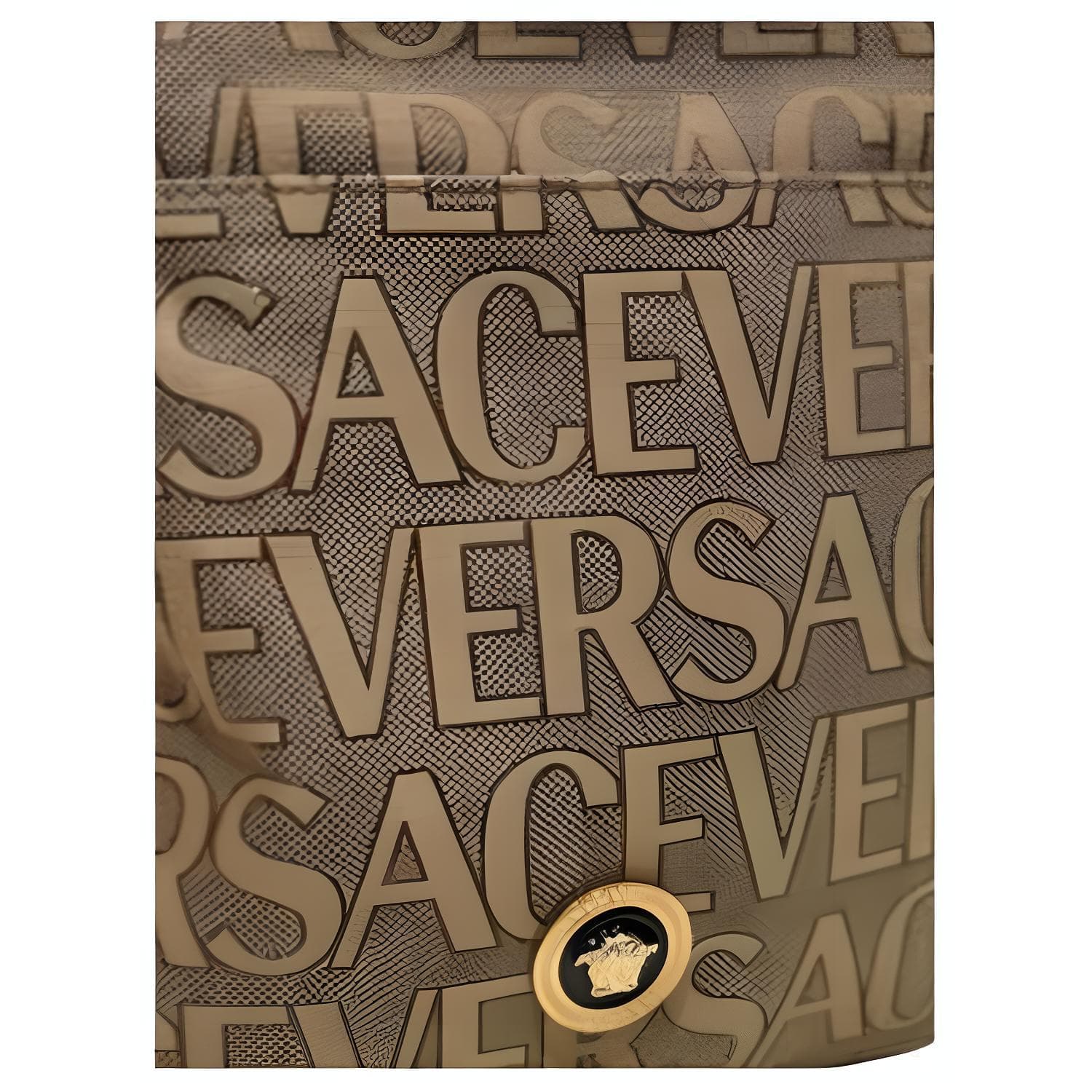 Сумка через плечо VERSACE Холщовая сумка через плечо мужская коричневая - изображение 5