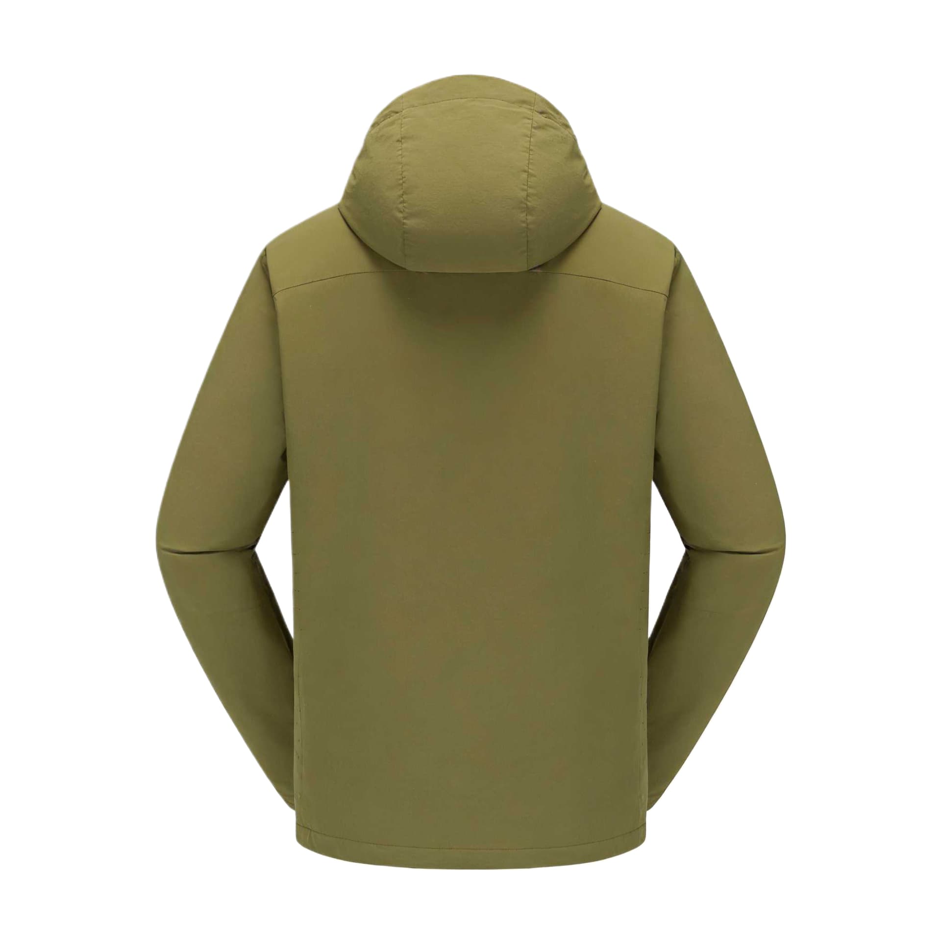 Куртка DECATHLON QUECHUA Золотистый Оливково-зеленый Мужские Куртки - изображение 2