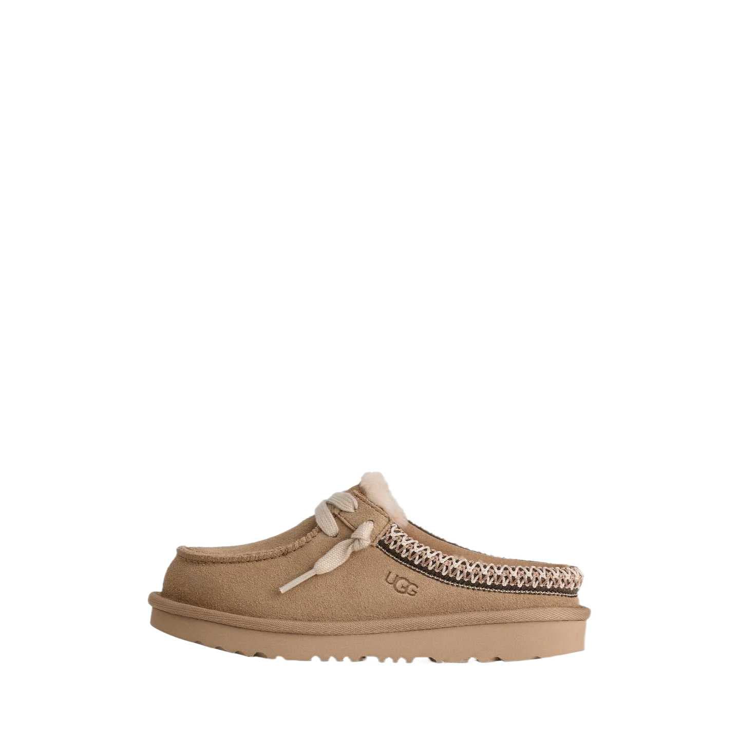 UGG Детские домашние тапочки с низким верхом песочного цвета Kids - изображение 1