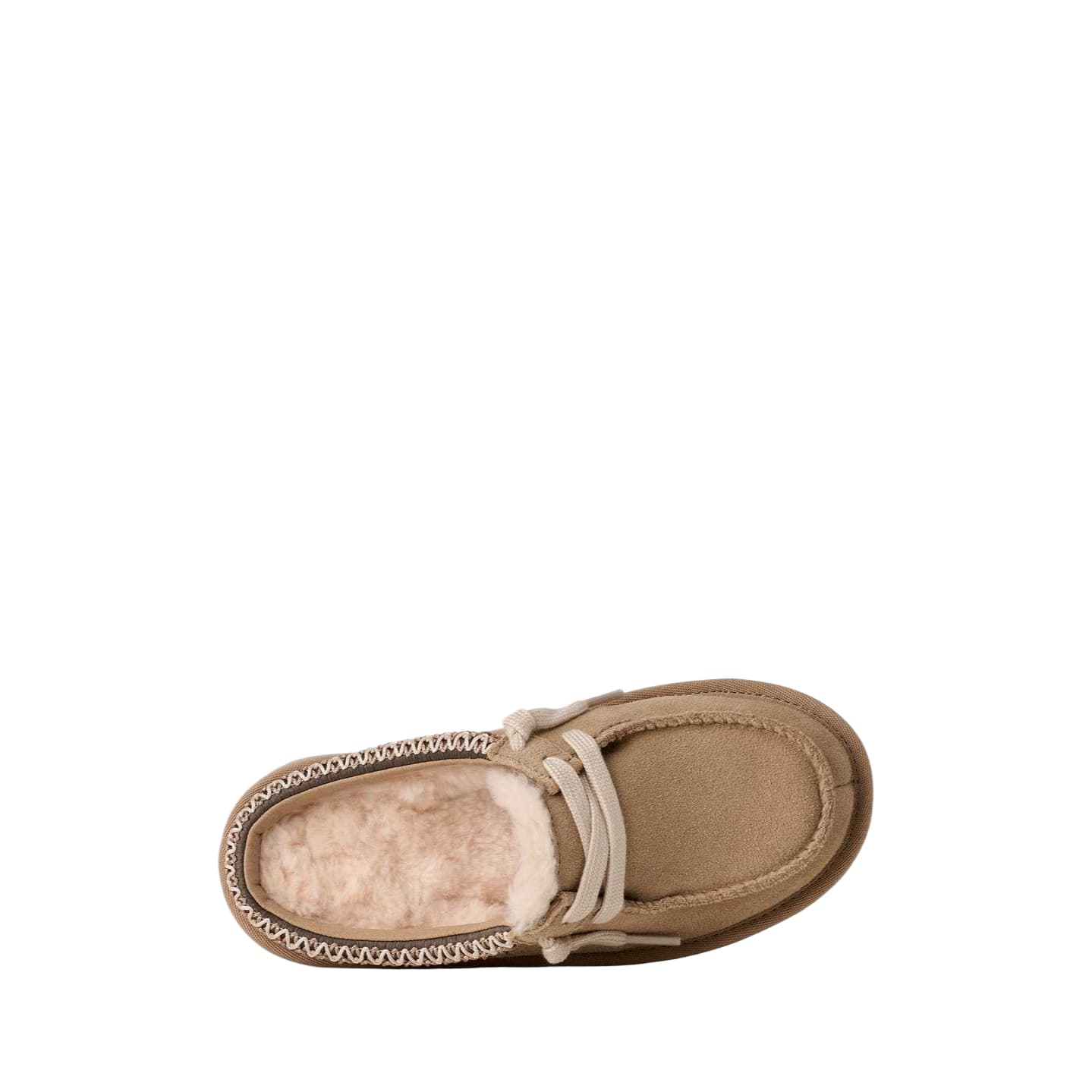 UGG Детские домашние тапочки с низким верхом песочного цвета Kids - изображение 5