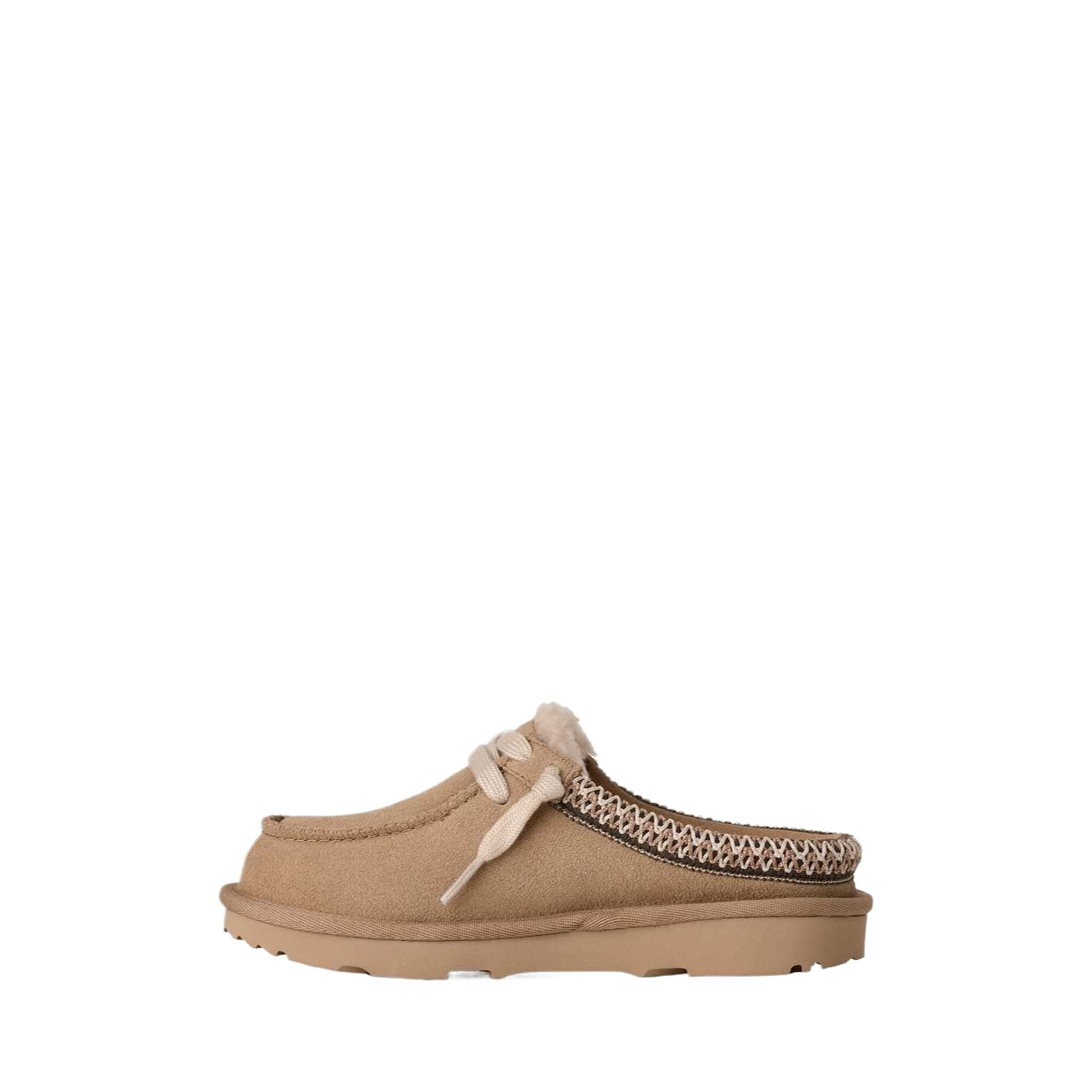 UGG Детские домашние тапочки с низким верхом песочного цвета Kids - изображение 2