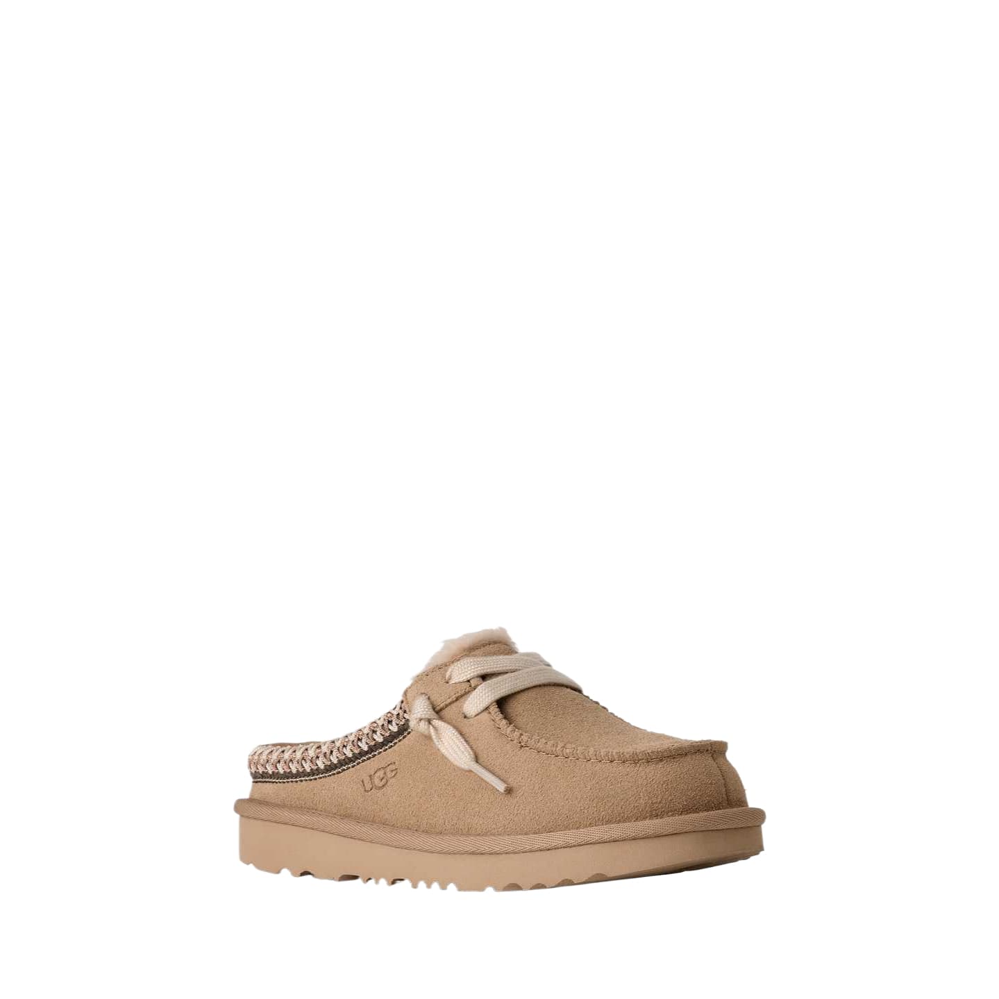 UGG Детские домашние тапочки с низким верхом песочного цвета Kids - изображение 3