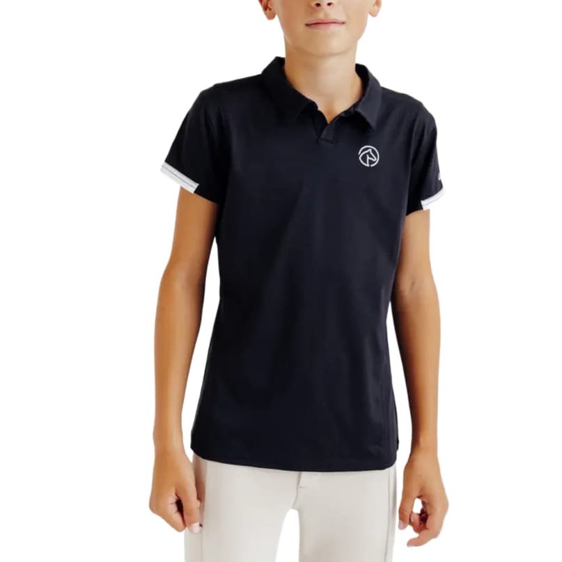 DECATHLON Дымчатый Черный Kids Поло - изображение 1