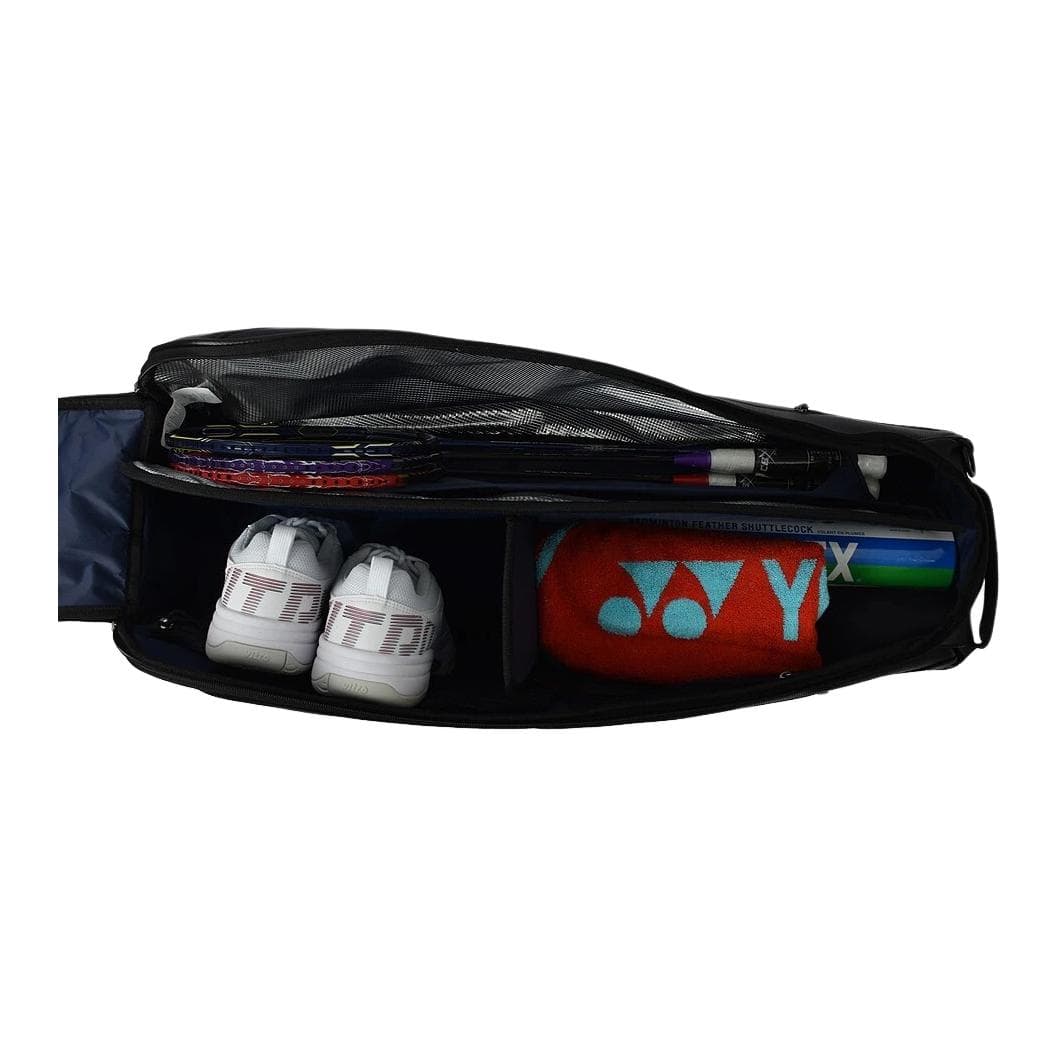 Спортивная сумка YONEX Полиуретановая спортивная сумка унисекс черного цвета - изображение 7