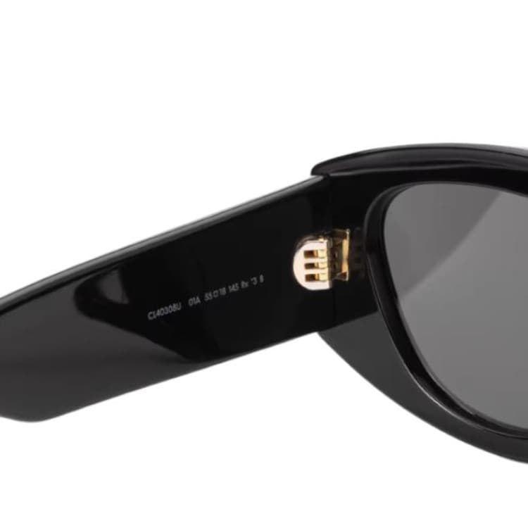 Солнцезащитные очки CELINE Сосуд OVAL SUNGLASSES Унисекс Яркий черный - изображение 6