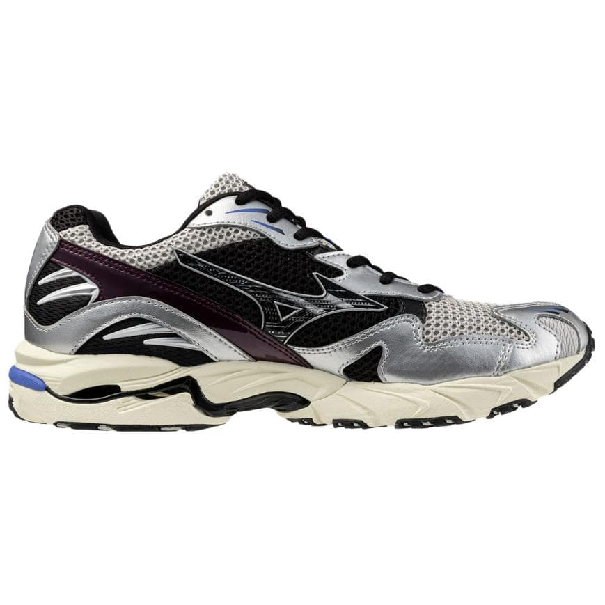 Кроссовки для бега Mizuno Wave Rider 10 Легкий Повседневный Беговые Кроссовки Унисекс Серый Черный - изображение 2