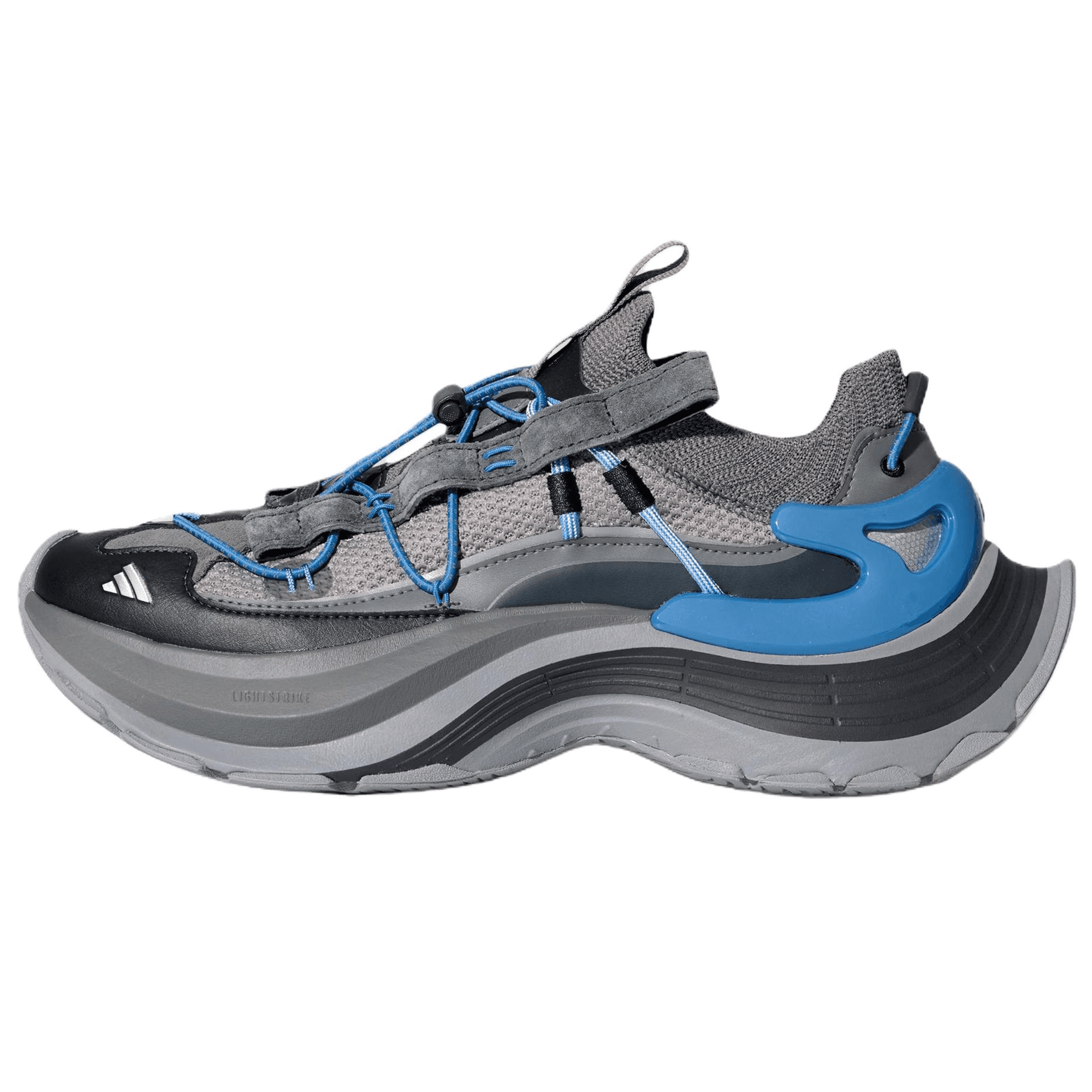 Кроссовки Adidas XLG SPEED Высота Увеличивающая Обувь для Альпинизма Унисекс Серый Черный - изображение 1