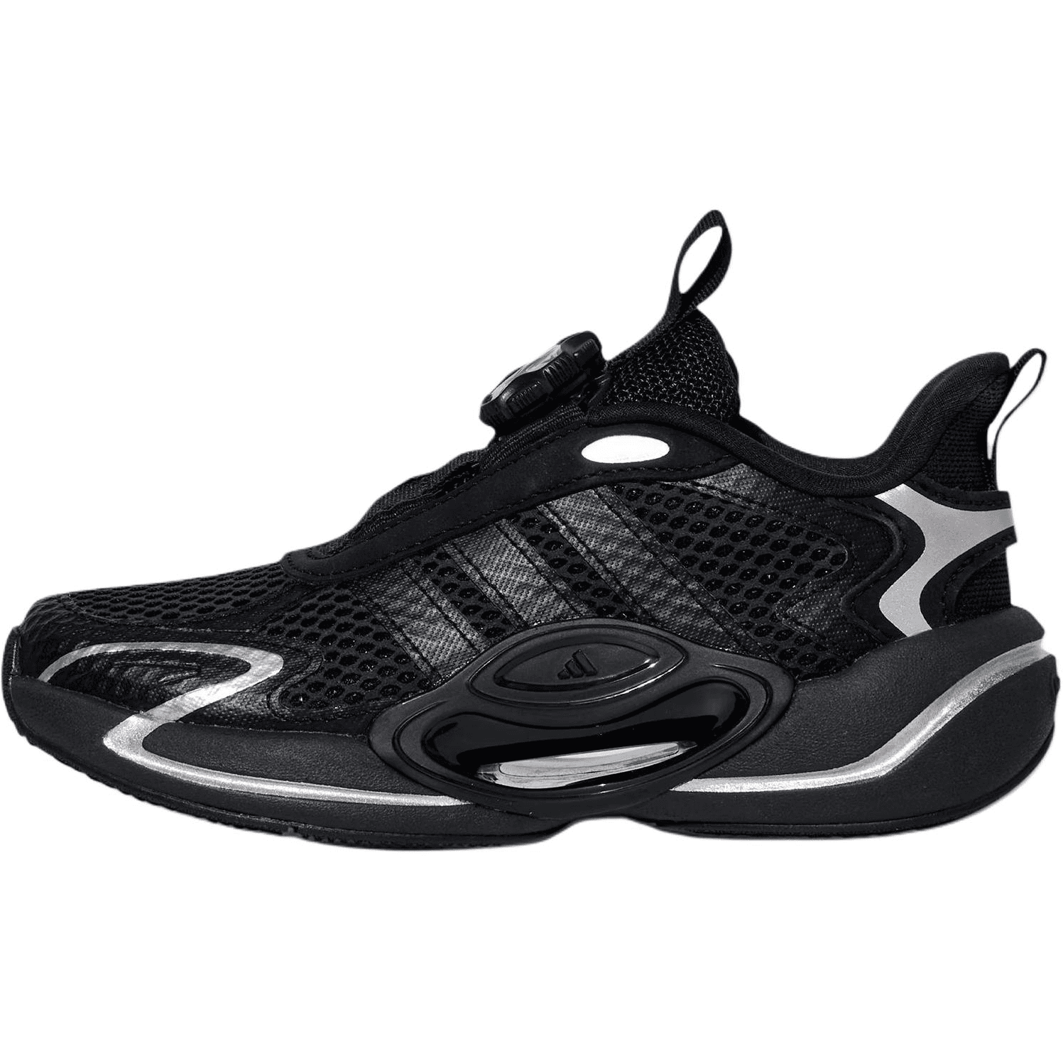 Кроссовки Adidas Galaxy Low Top Беговые Кроссовки Черные Детские - изображение 1