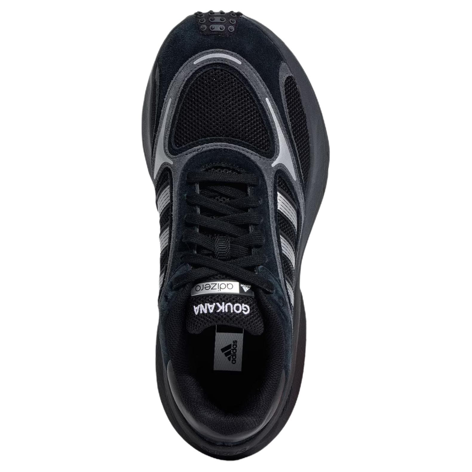 Кроссовки для бега Adidas Adizero Goukana Дышащий Low Топ Повседневные кроссовки для бега Унисекс Черный - изображение 4