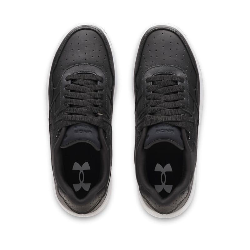 Кроссовки Under Armour UA Court 96 Low Топ Повседневная обувь Женская Черная - изображение 4