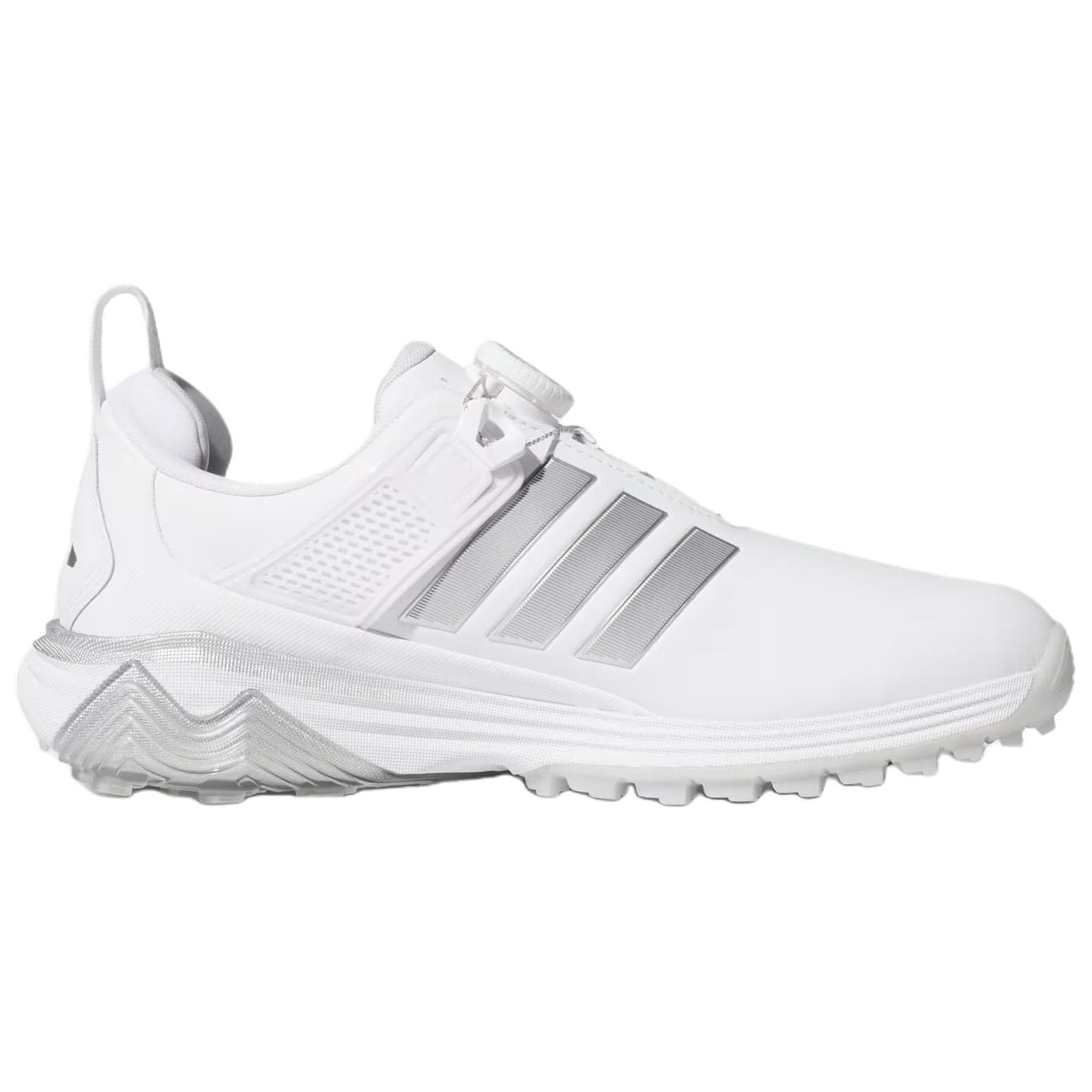 Кроссовки для гольфа Adidas ADIPOWER 26 Гольф Обувь Женская Белая Серебряная - изображение 2